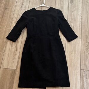 Black Aritzia Babaton Faux Suede Dress